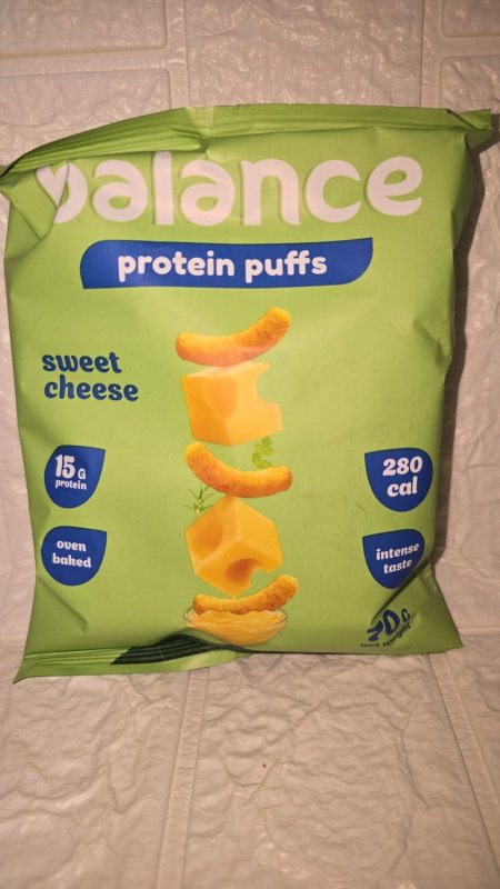 مقرمشات Balance Protein Puffs بنكهة الجبنة الحلوة